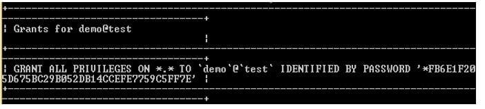 MariaDB create user 4
