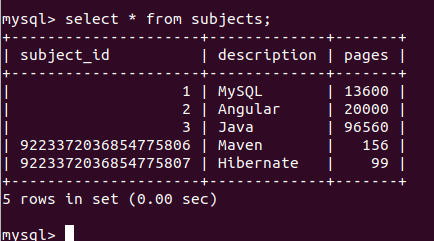 MySQL BigInt 7