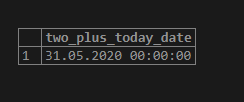 PostgreSQL Current Date 2
