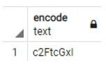 PostgreSQL encode 5