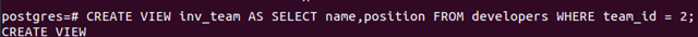 Postgres Create View 4