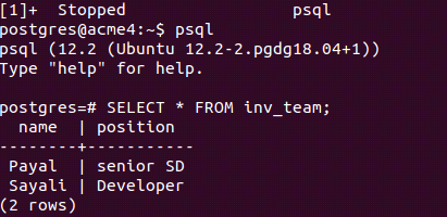 Postgres Create View 5