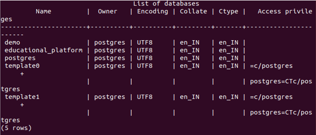 Postgres DROP Database 2