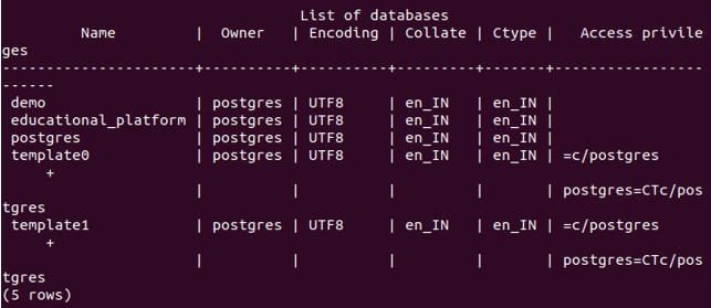 Postgres DROP Database 8