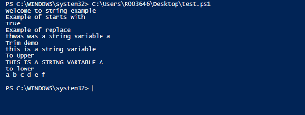 PowerShell SubString 2