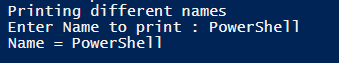 PowerShell pause output 5
