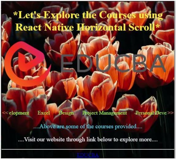 On clicking “>>” or simply dragging towards left