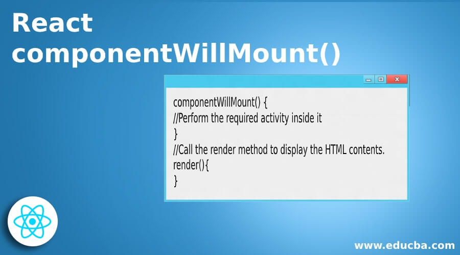 React componentWillMount()