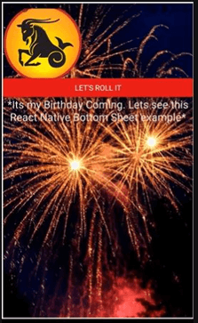 React native bottom sheet output 3