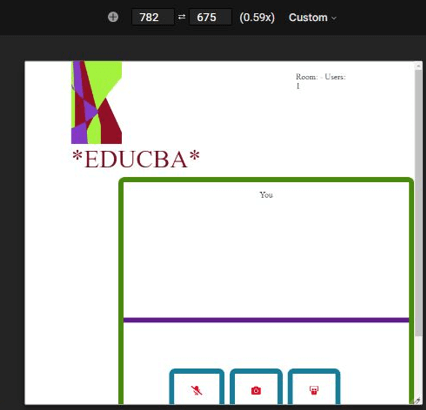 React native webRTC output 2