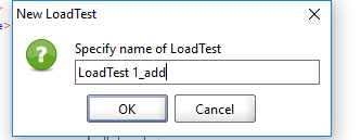 Creation of load test case