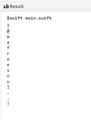 Swift For Loop 4
