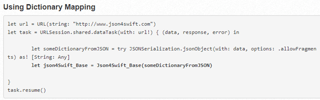 Swift JSON output 3