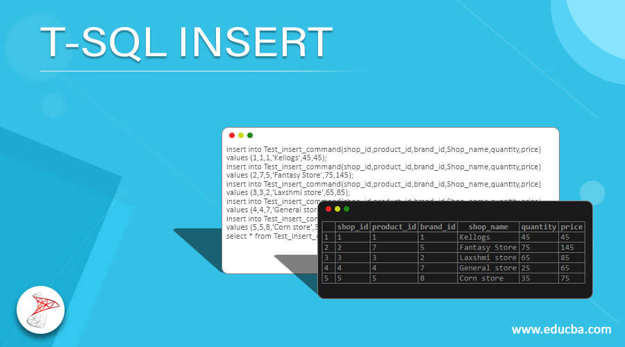 T-SQL INSERT