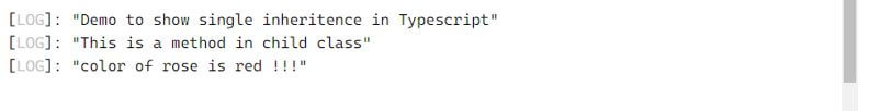 TypeScript Inheritance 1