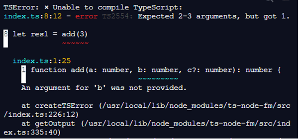 TypeScript Optional Parameters-1.2
