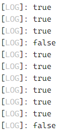 TypeScript boolean output 1