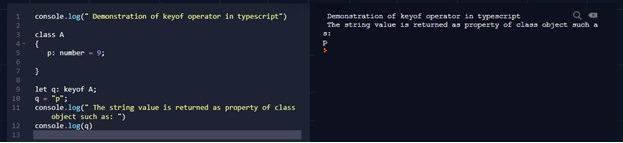 TypeScript keyof object output 2