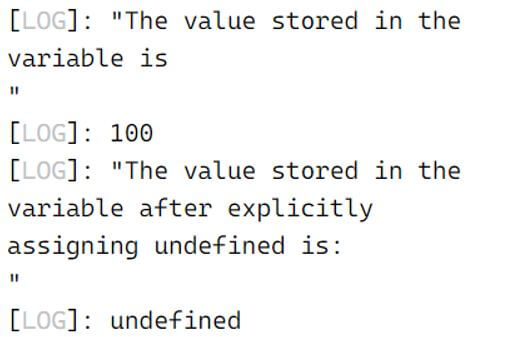 how declaring the variables, initializing them, displaying their value