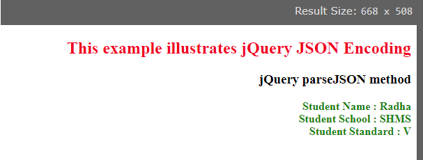 jQuery JSON Encode 2