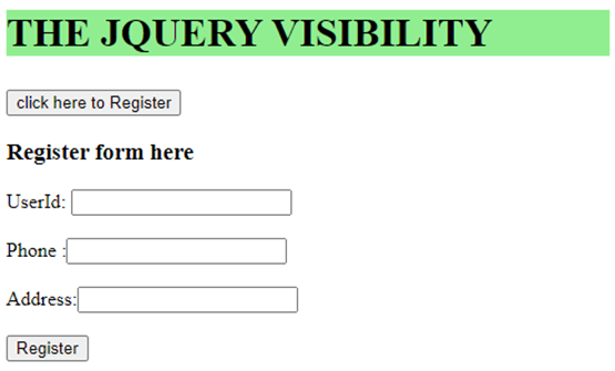 jQuery Visibility -1.6