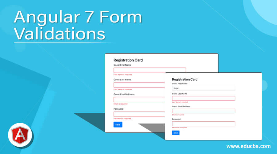 Angular 7 Form Validations