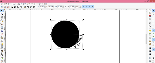 Inkscape curved text output 7