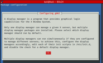 Kali Linux GNOME 3