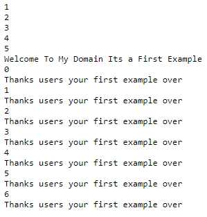 Lua for loop output 1