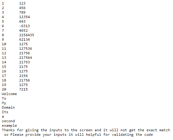 Lua for loop output 2