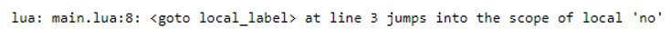 Lua goto 3