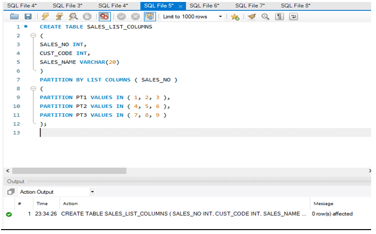 MySQL Partitioning-1.4