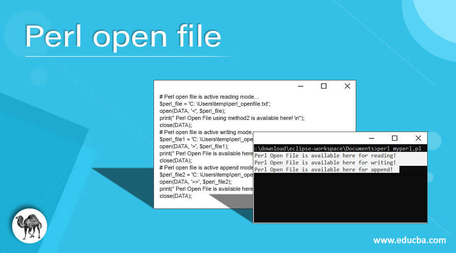 Perl open file