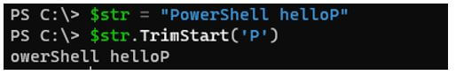 PowerShell Trim 16