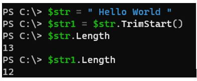 PowerShell Trim 18