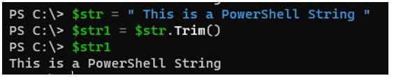 PowerShell Trim 3