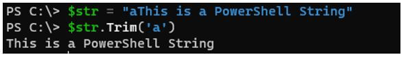 PowerShell Trim 5