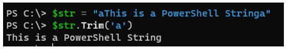PowerShell Trim 6