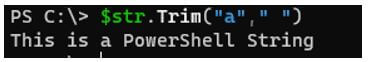PowerShell Trim 7