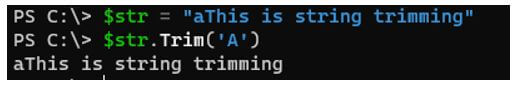 PowerShell Trim 9