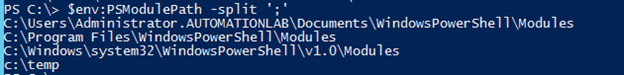 PowerShell set environment variable output 6