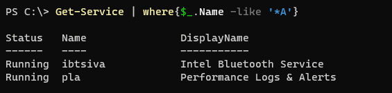 PowerShell where output 3.2