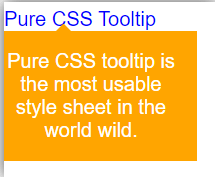 Pure CSS Tooltip 2