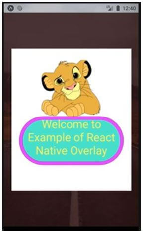 React Native Overlay 1