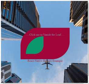 React native opacity output 2