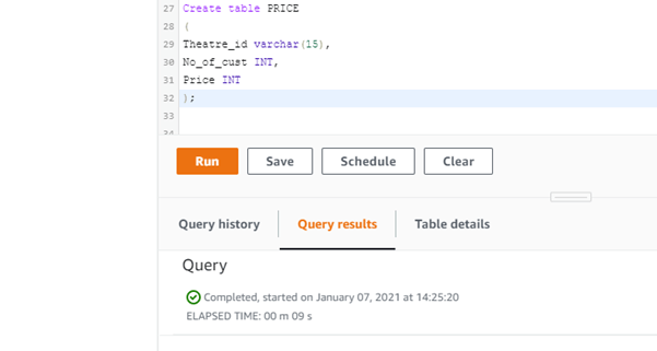 Redshift materialized views output 4