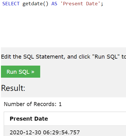 SQL Current Month 1