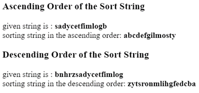Sort string PHP output 1