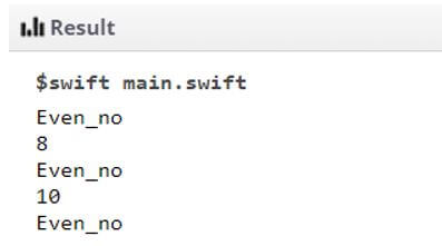 Swift while loop 4