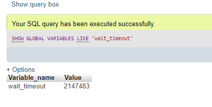 show Query box 1